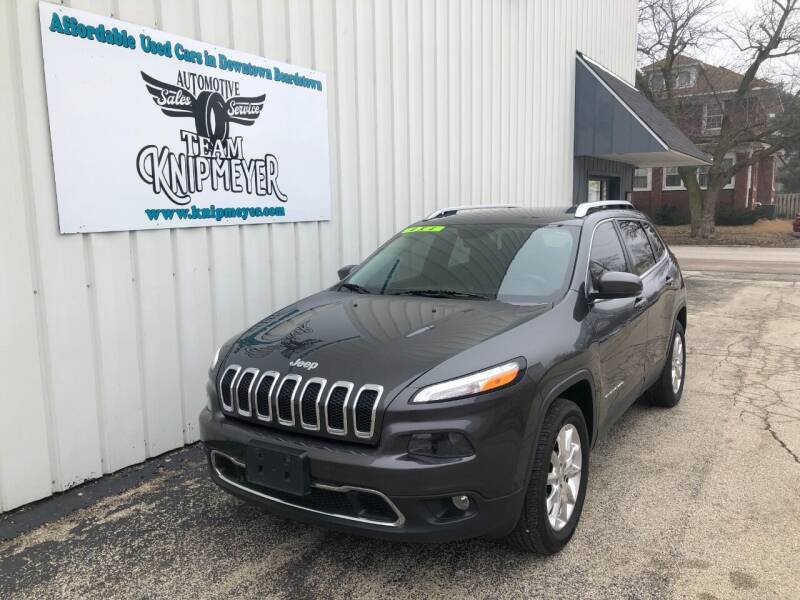 2015 Jeep Cherokee for sale at Team Knipmeyer in Beardstown IL