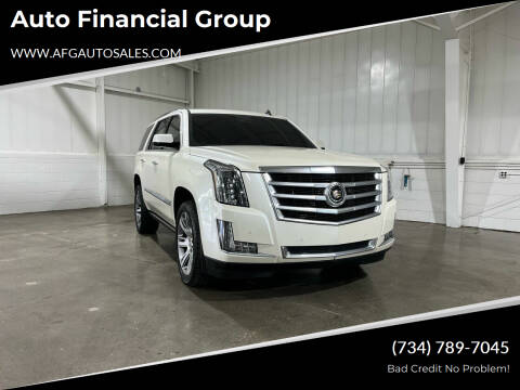 2015 Cadillac Escalade for sale at Auto Financial Group in Flat Rock MI