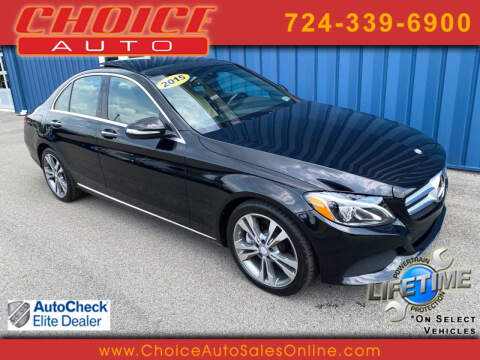 2015 Mercedes-Benz C-Class for sale at CHOICE AUTO SALES in Murrysville PA