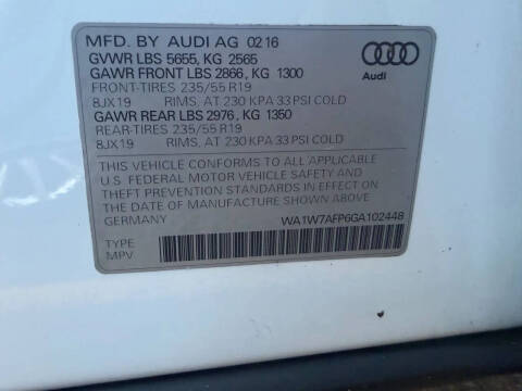 2016 Audi Q5 3.0T quattro Prestige