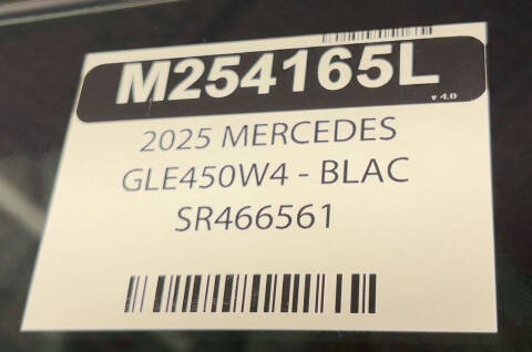 2025 Mercedes-Benz GLE GLE 450 4MATIC