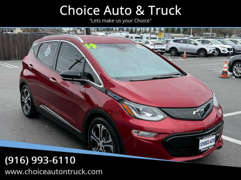 2019 Chevrolet Bolt EV for sale at Choice Auto & Truck in Sacramento CA