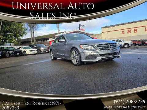 2015 Mercedes-Benz C-Class for sale at Universal Auto Sales Inc in Salem OR