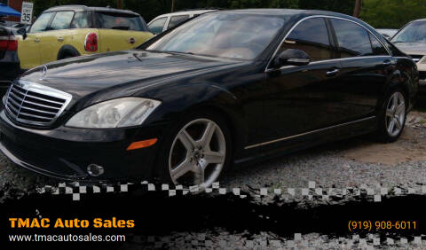 2007 Mercedes-Benz S-Class for sale at TMAC Auto Sales & Window Tinting in Durham NC