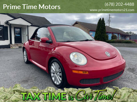 2010 Volkswagen New Beetle Convertible for sale at Prime Time Motors in Marietta GA