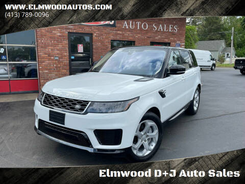 2019 Land Rover Range Rover Sport for sale at Elmwood D+J Auto Sales in Agawam MA