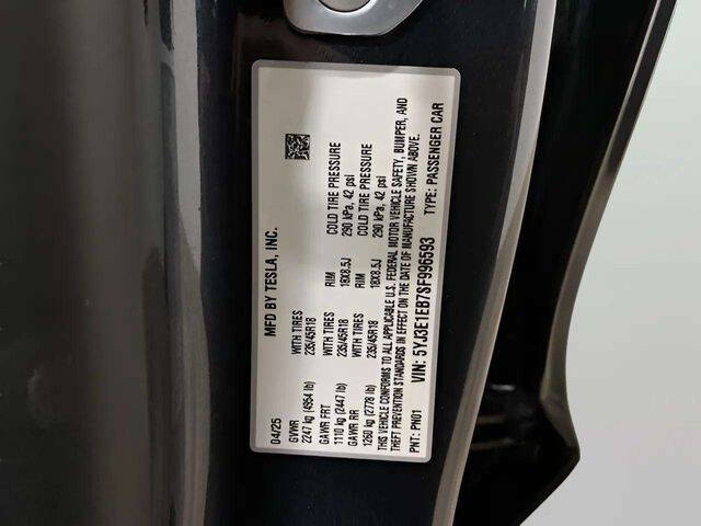 2025 Tesla Model 3 Long Range