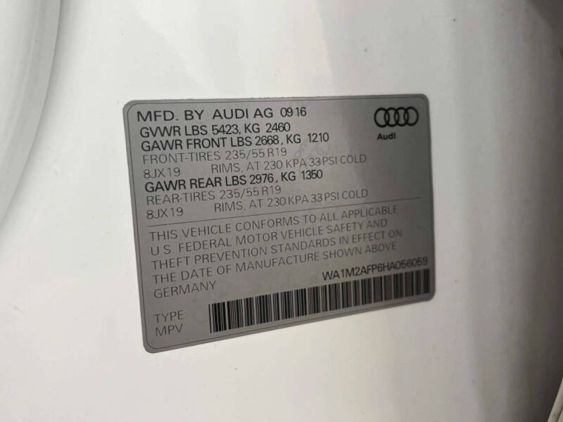 2017 Audi Q5 2.0T quattro Premium Plus