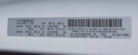 2019 RAM ProMaster 2500 136 WB