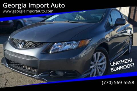 2012 Honda Civic for sale at Georgia Import Auto in Alpharetta GA