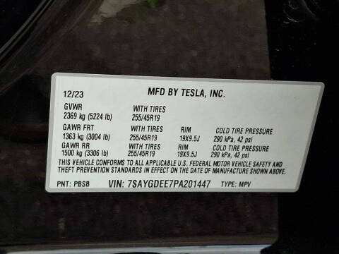2023 Tesla Model Y Long Range