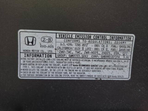2016 Honda Odyssey