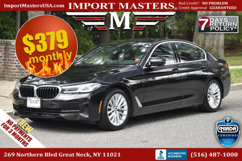 2021 BMW 5 Series for sale at Import Masters in Great Neck NY