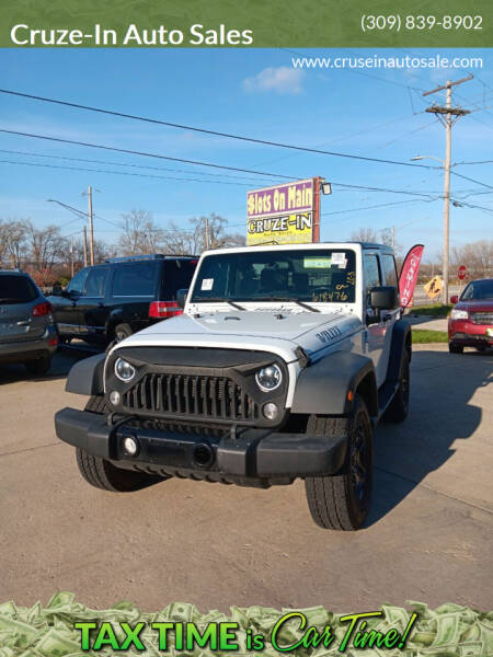 2015 Jeep Wrangler for sale at Cruze-In Auto Sales in East Peoria IL