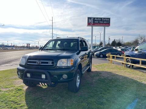 2002 Toyota Sequoia for sale at MJ AUTO SALES in Oklahoma City OK