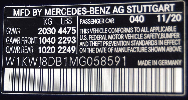 2021 Mercedes-Benz C-Class C 300