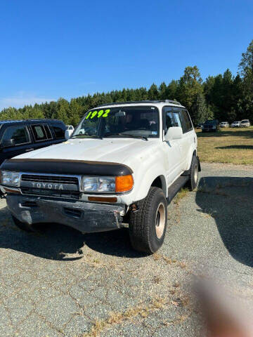 1992 Toyota Land Cruiser for sale at Lighthouse Truck and Auto LLC in Dillwyn VA