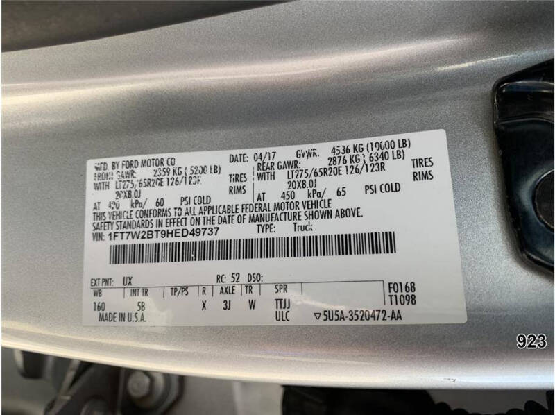 2017 Ford F-250 Super Duty