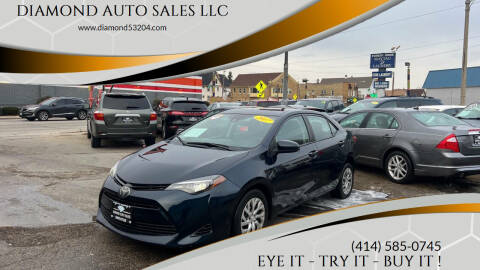 2017 Toyota Corolla for sale at DIAMOND AUTO SALES LLC in Milwaukee WI