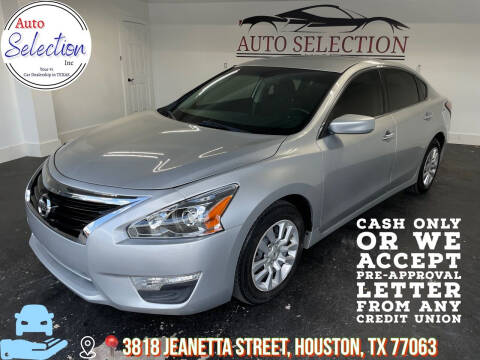 2014 Nissan Altima for sale at Auto Selection Inc. in Houston TX