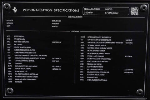 2024 Ferrari SF90 Spider