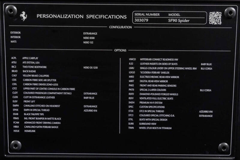 2024 Ferrari SF90 Spider