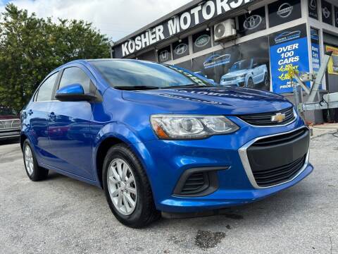2017 Chevrolet Sonic for sale at Kosher Motors in Hollywood FL