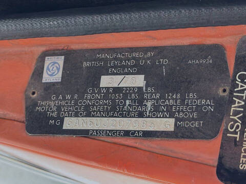 1978 MG Midget