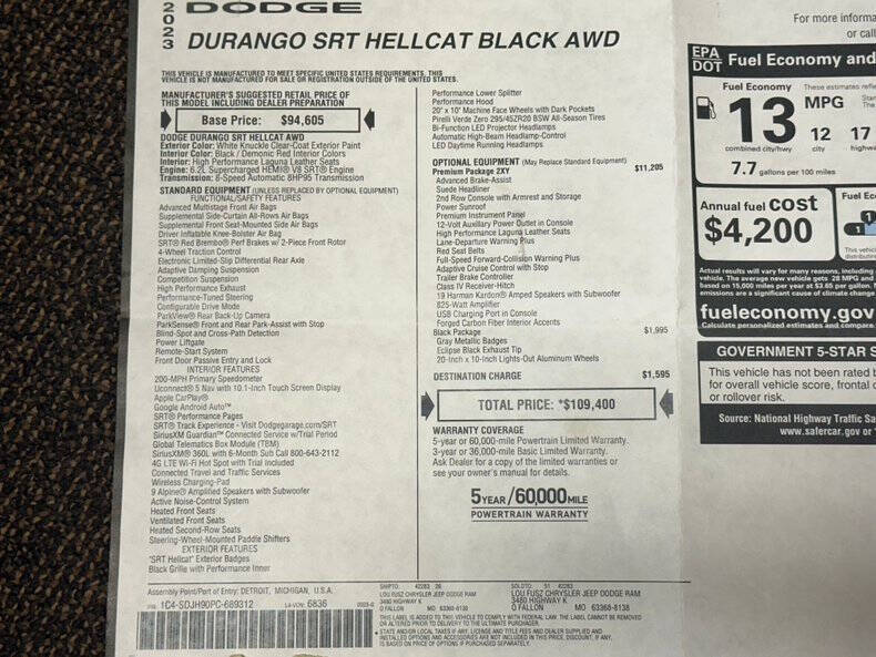 2023 Dodge Durango