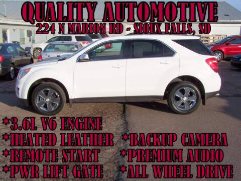 2014 Chevrolet Equinox for sale at Quality Automotive in Sioux Falls SD