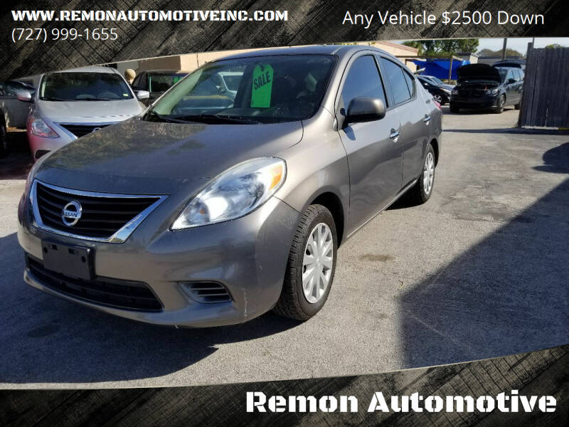 2013 Nissan Versa for sale at Remon Automotive in Saint Petersburg FL