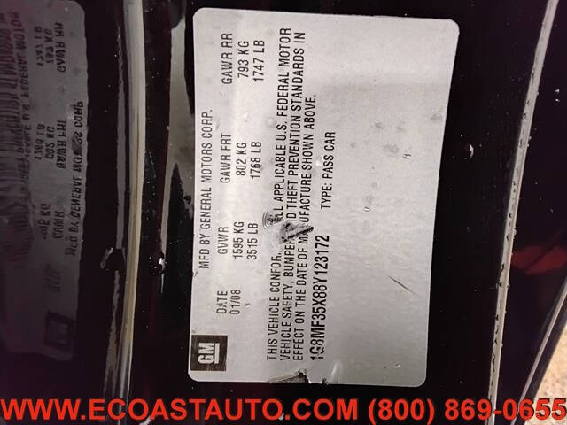 2008 Saturn SKY Red Line