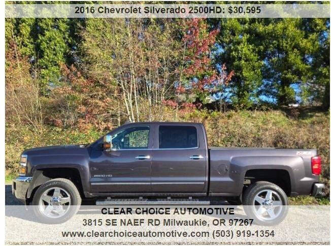 2016 Chevrolet Silverado 2500HD LTZ Crew Cab 4WD