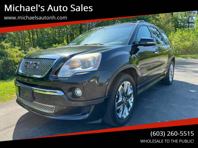 2012 GMC Acadia for sale at Michael's Auto Sales in Derry NH