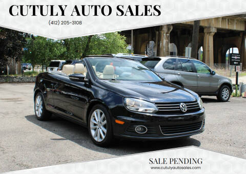 2016 Volkswagen Eos for sale at Cutuly Auto Sales in Pittsburgh PA
