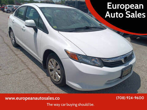 2012 Honda Civic for sale at European Auto Sales in Bridgeview IL