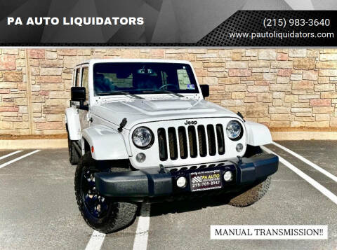 2015 Jeep Wrangler Unlimited for sale at PA AUTO LIQUIDATORS in Huntingdon Valley PA