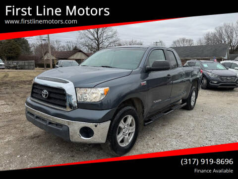 2007 Toyota Tundra for sale at First Line Motors in Jamestown IN