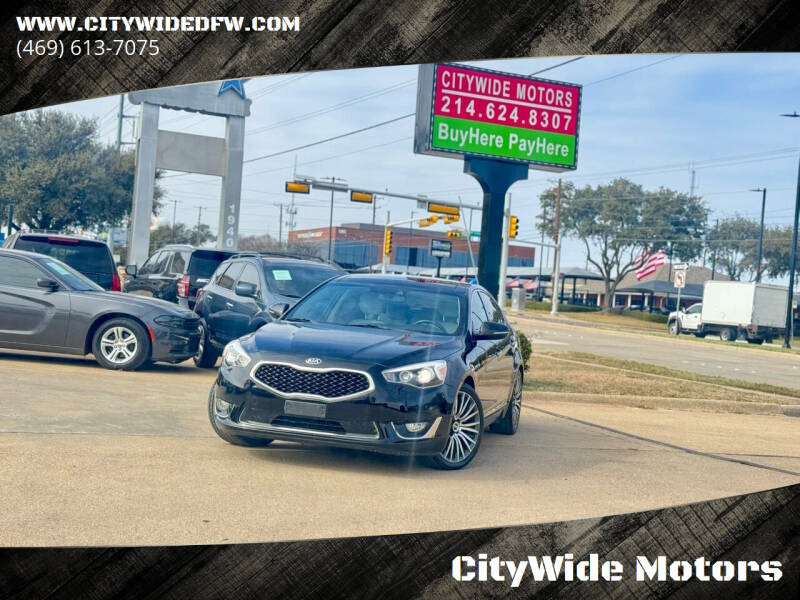 2014 Kia Cadenza for sale at CityWide Motors in Garland TX