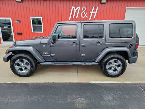 2016 Jeep Wrangler Unlimited for sale at M & H Auto & Truck Sales Inc. in Marion IN