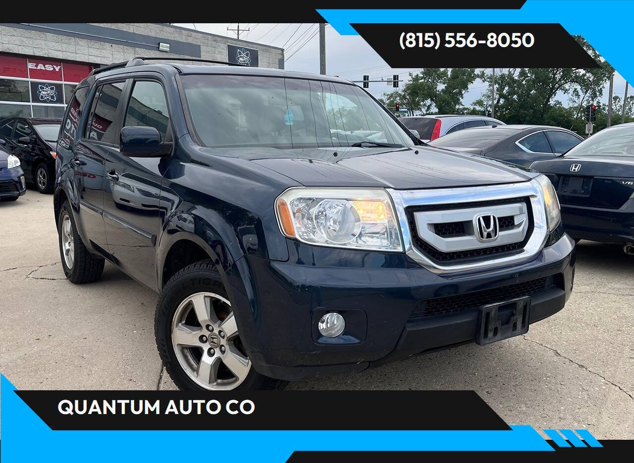 Blue 2010 Honda Pilot EX-L 4x4 EX-L 4dr SUV 1