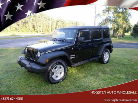 Jeep Wrangler Unlimited For Sale in Ocala, FL - HOGSTEN AUTO WHOLESALE