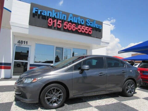 2013 Honda Civic for sale at Franklin Auto Sales in El Paso TX