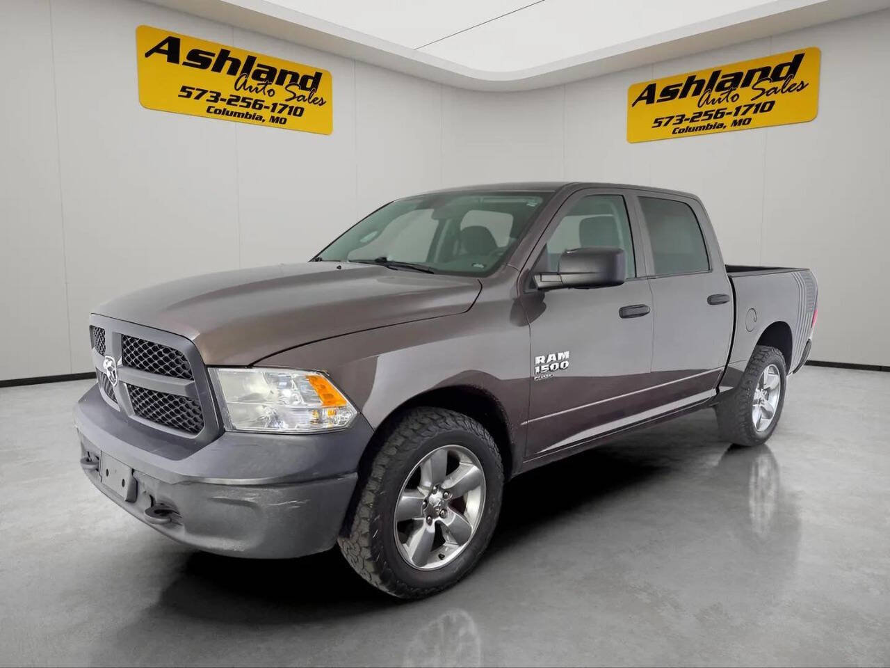 Brown 2019 Ram 1500 Classic Express 4x4 Express 4dr Crew Cab 5.5 ft. SB Pickup 1