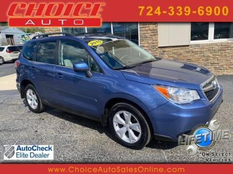 2015 Subaru Forester for sale at CHOICE AUTO SALES in Murrysville PA