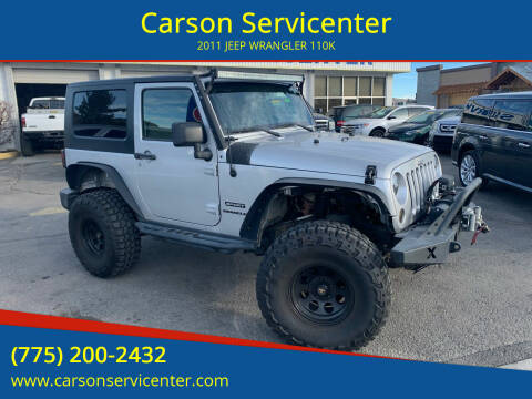 2011 Jeep Wrangler for sale at Carson Servicenter in Carson City NV
