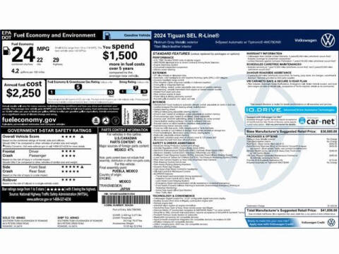 2024 Volkswagen Tiguan SEL R-Line 4Motion