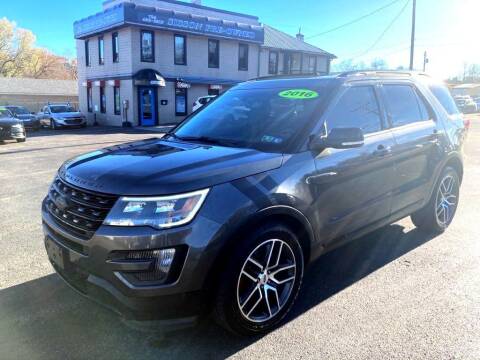 2016 Ford Explorer for sale at Sisson Pre-Owned in Uniontown PA