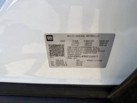 2022 GMC Acadia SLE