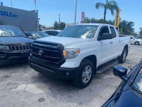 2015 Toyota Tundra for sale at America Auto Wholesale Inc in Miami FL